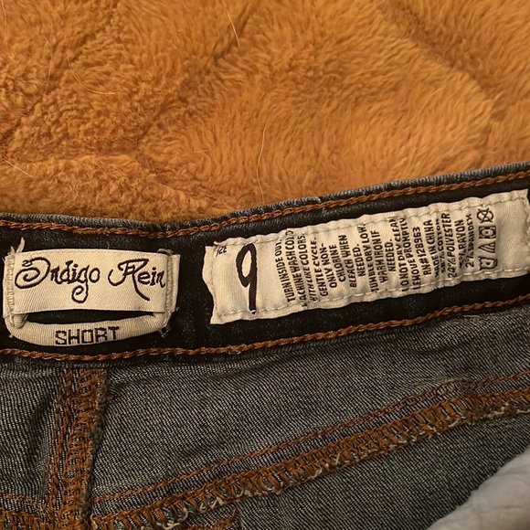 Two pairs of short one shorts life in progress and one indigo reign - Picture 5 of 6